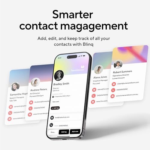 image for Blinq Digital Business Card - NFC Card - Instant Share via Tap - Compa