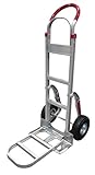 Tyke Supply Aluminum Stair Climber Hand Truck with Foldable Extension Nose Air Tires