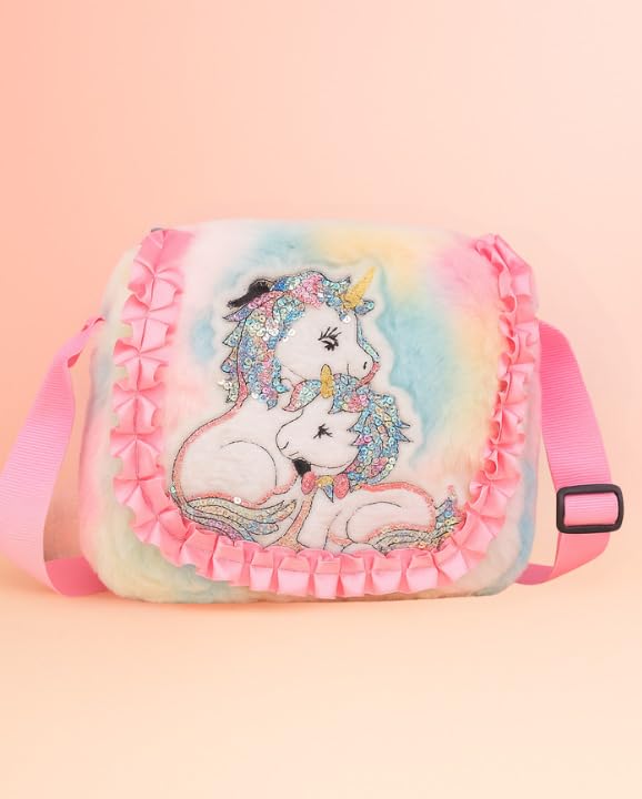 Image of Beautiful Sling Bag for Girls Kids Unicorn Bag for Girls Crossbody Bag Bags for Kids Girl