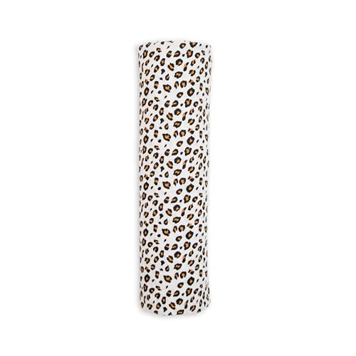 Image of Lulujo Baby Swaddle Blanket| Unisex Softest Bamboo Viscose Muslin Swaddle Blanket| Neutral Receiving Blanket for Girls & Boys 47in x 47in Leopard