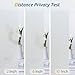 rabbitgoo Window Privacy Film, Frosted Glass Window Clings, Static Cling UV Heat Blocking Door Stickers for Home Bathroom, Removable Indoor Decal Coverings Day and Night, Pure, 17.5 x 78.7 Inches