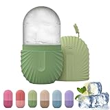 Ice Roller Visage, Rouleau De Glacon Visage Réutilisable, Moule À Glaçons En Silicone Pour Massage, Outil De Soin De La Peau, Bac À Glaçons Pour Raffermit Le Visages, Réduit Les Gonflements(B-)