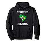 Este diseño de fuente envejecido universitario para hombres o mujeres que tienen sus raíces en Brasil y Sergipe, Brasil y están orgullosos de la bandera de Brasil. Este diseño de Sergipe Brazil es ideal para cualquier persona que ama Brasil.