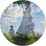 マウスパッド クロード・モネ 散歩 日傘の女 ゲーミングマウスパッド エッジ周辺強化 水洗い 防塵 耐久性が良い ゴム底 光学式 オフィス/自宅用