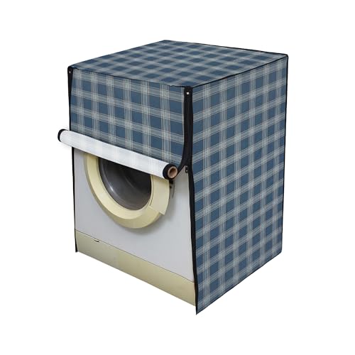 Image of Lithara Front Load Fully Automatic Washing Machine Cover for LG, Samsung, IFB, Whirlpool, Suitable for 7 kg & 7.5 KG - Waterproof, Dustproof Cover (Print-7)