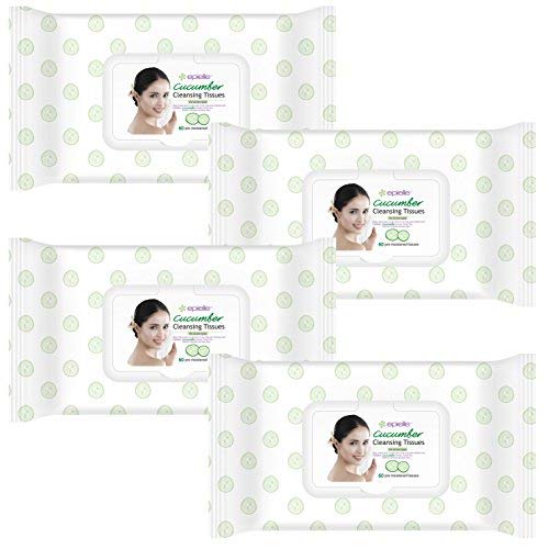 Epielle Cucumber Facial Cleansing Facial Tissues Wipes