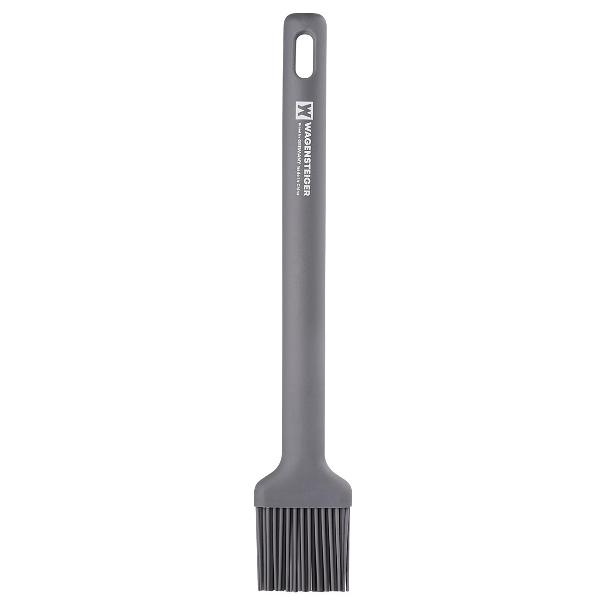 Wagensteiger Dark Gray Cooking Brush: Heat Resistant Food Grade Silicone, Non-stick Cookware Safe, Silicone Pastry & basting Brush, Flexible Bristle Design (10.63inch x 1.97inch)