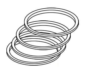 Massey Ferguson Rings Piston Part No: A-PR133