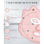 Red Light Therapy for Face, Led Face Mask Light Therapy, 7 Colors LED Face Mask Light Therapy At Home, Pink - Image 4