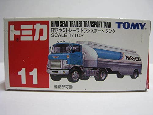 日野セミトレーラー　トランスポートタンク USED 未開封トミカ 11 日野 セミトレーラートランスポートタンク