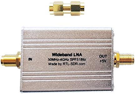 RTL-SDR Blog Wideband Low Noise Amplifier Bias Tee Powered