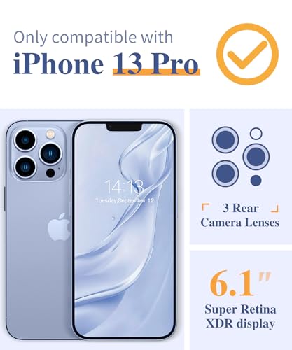 for iPhone 13 Pro Case with Screen Protector & Camera Lens Protector - Picture 24 of 61