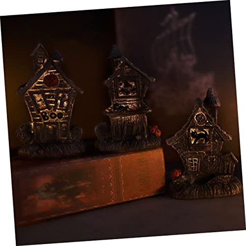 ABOOFAN 3 Pçs Halloween Desktop Favor Adornos Noturnos Luz Negra LED Para Lâmpadas Decorativas Festi