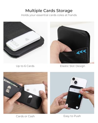 Portefeuille magnétique avec support réglable pour iPhone 13 14 15 16