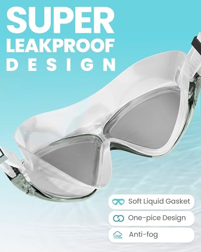 Image of OutdoorMaster Swim Mask - Wide View Swimming Mask & Goggles Anti-fog Waterproof