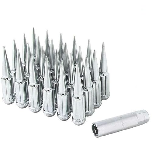 Image of Gorilla Automotive SPK6-14150 6 Lug 14X1.5 Spike Lug Install Kt Chrome