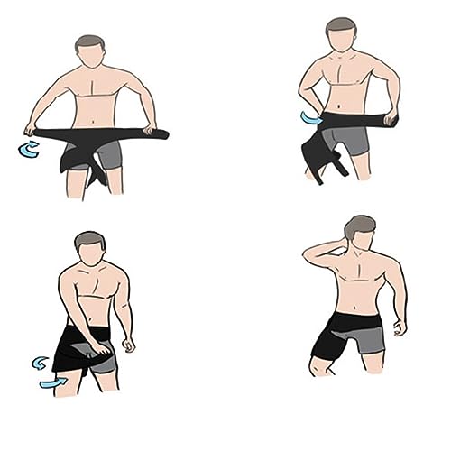 Faja ajustable de compresión para cadera y pierna miniatura 6