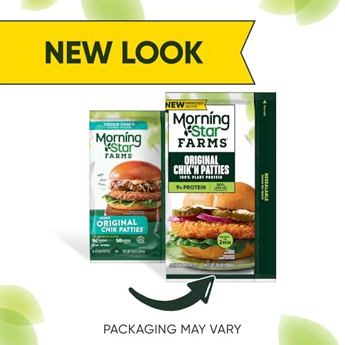 Morningstar Farms HENGULUS Chik'N Patties, Vegan Plant Based Protein thumb #1
