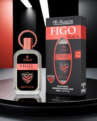 Image of Al-Nuaim Figo Black Eau De Parfum For Men & Women - 100ml | Long Lasting Perfume