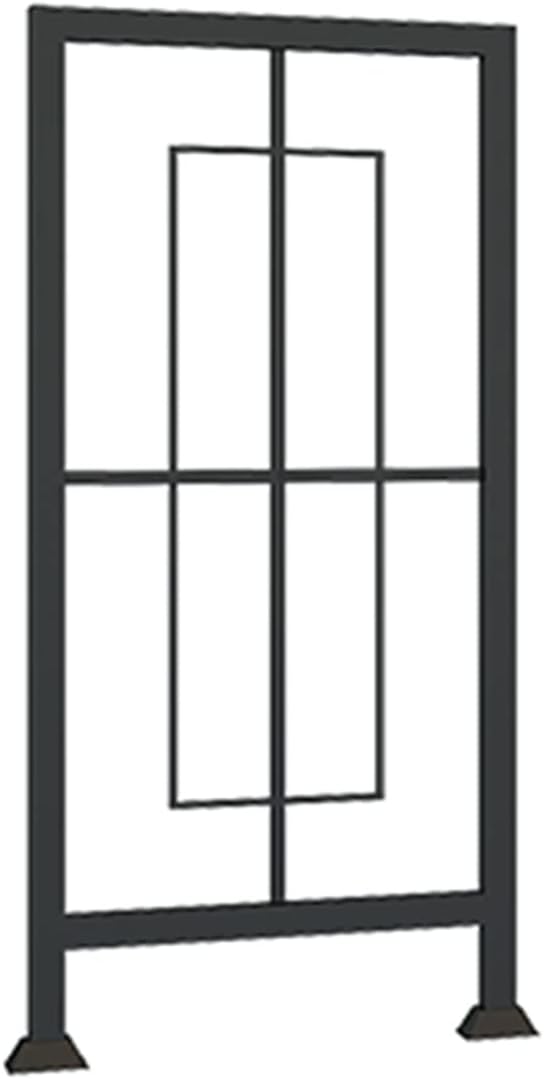 Modern Metal Stair Balusters Railing Kit - Stylish Indoor/Outdoor Design for Homes, Hotels, Villas, Attics, Decks & Balconies - Durable, Easy Installation