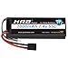 HRB Batterie Lipo 7000 mAh 7,4 V 55 C 2S RC Batterie avec fiche TRR Batterie de rechange pour avion, hélicoptère, bateau, buggy, Wing, RC Car RC