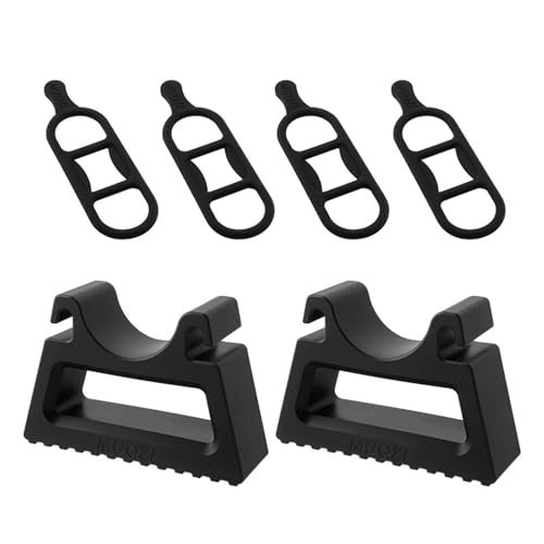 Eseacy Portable Clip-On Bike Repair Stand 2Pcs Black, Quick Release