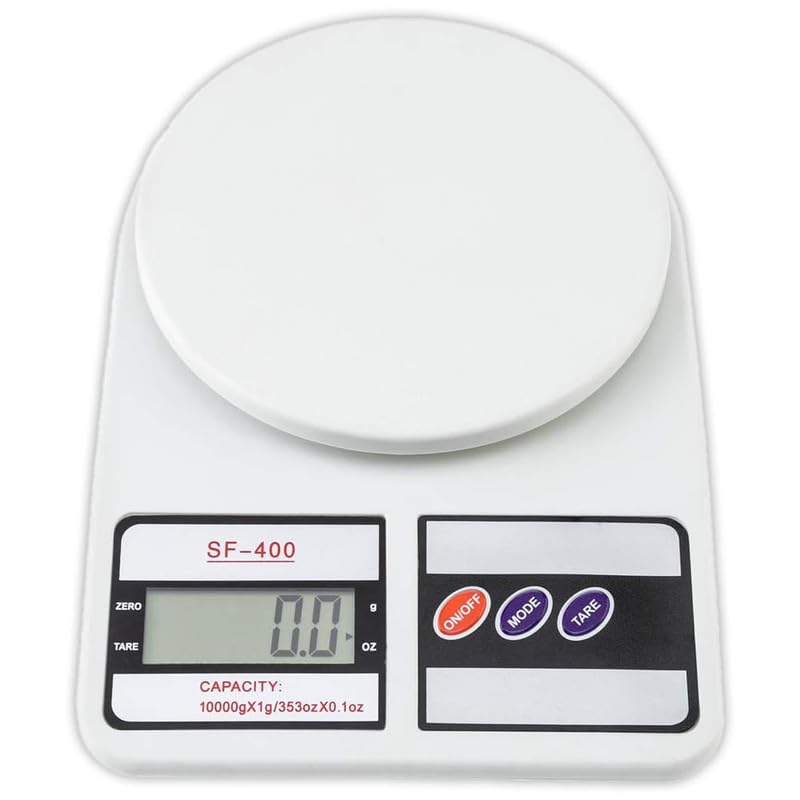Ogweno Digital Kitchen Weighing Scale 10Kg, Portable Food Weight Machine with LCD Display for Cooking, Baking, Diet, Nutrition, Calorie Measuring & Fitness, Small Electric Scale for Home Use-image-7