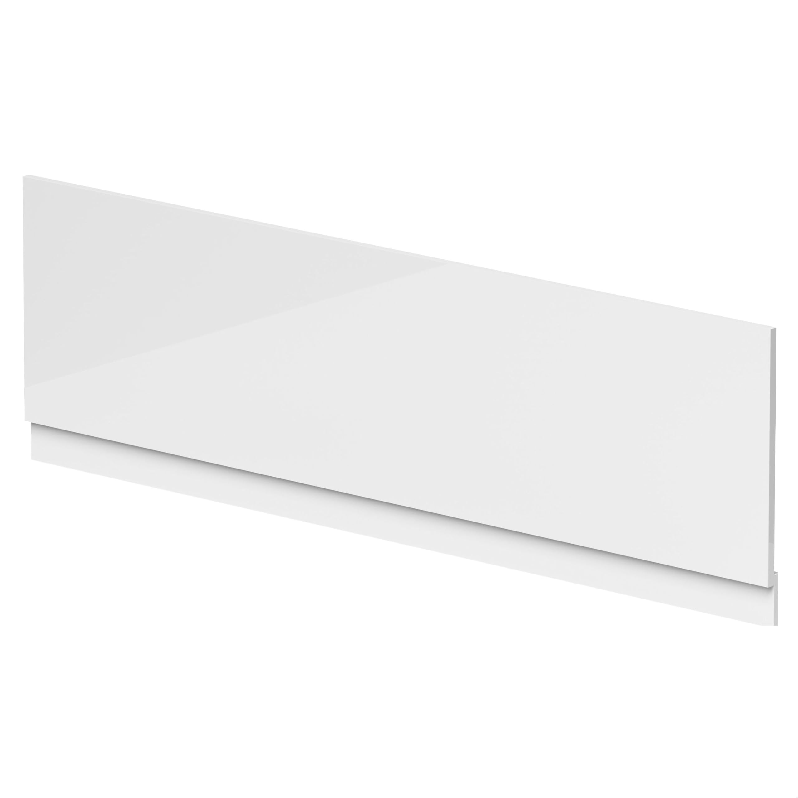 B&Q -  1800mm Gloss White Mdf Bath Front Panel & Plinth