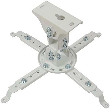 VideoSecu Universal LCD/DLP Swivel Tilt Projector Ceiling Mount Bracket Fits Flat and Vaulted Ceiling PJ1W WU8
