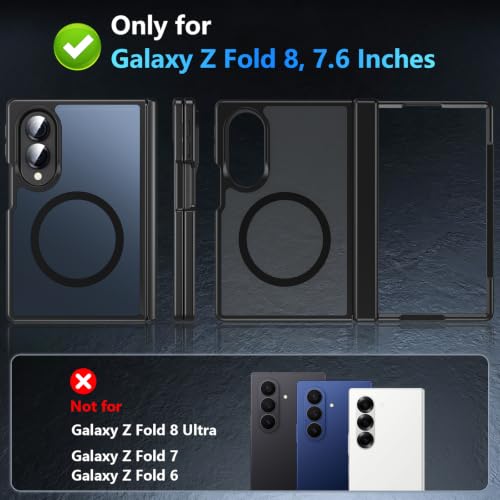 Cum2giff for Samsung Galaxy ZFold 8 Case(Wide),Full Hinge Protection,Black by Cum2giff - Used condition - Image 3
