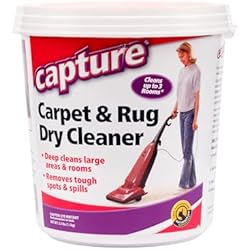 Capture Carpet & Rug Dry Cleaner: Carpet Deodorizer & Freshener Powder - Pet Odor Eliminator - Spot & Stain Remover - Fresh Natural Scent - Carpet Cleaner Powder - Dry Rug Powder Cleaner (2.5 lb)