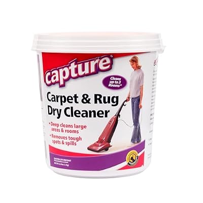 Capture Carpet & Rug Dry Cleaner: Carpet Deodorizer & Freshener Powder - Pet Odor Eliminator - Spot & Stain Remover - Fresh Natural Scent - Carpet Cleaner Powder - Dry Rug Powder Cleaner (2.5 lb)