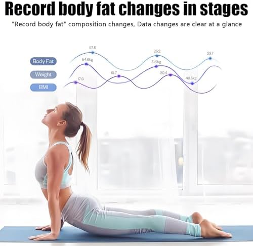 Professional Body Fat Scale & Composition Analyzer, Smart Body Fat Detection, Accurate Muscle & Weight Analysis, High Precision Professional-Grade Health Monitor