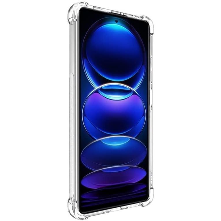 Image of BOXXO Flexible Back Cover for Mi Redmi Note 12 5G | Back Cover Transparent Clear Shockproof Case Four Corner Protection | Slim Protective Mobile Phone Cover for Mi Redmi Note 12 5G