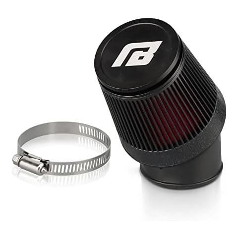 NIBBI Racing Motorcycle Air Filter,Universal 48mm Air Filters for Dirt Bike, Motocross Carburetor Cleaner for Pit Bike Scooter Moped YAMAHA HONDA SUZUKI KAWASAKI ATV (48mm) Cover