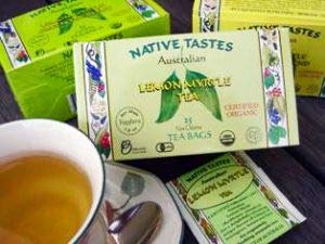 Miniatura 6 de Té orgánico de mirto de limón australiano, sabor a limón más natural que el té de limoncillo cultivado en las selvas tropicales australianas. Gran