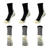 Dorobios Non Slip Youth Soccer Grip Socks Pilates Athletic Grippy Socks Hospital Socks with Grips fo