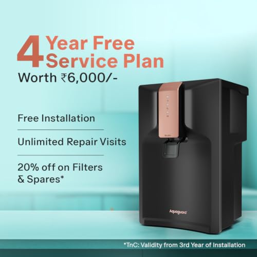 Image of Aquaguard Enrich Glory RO+UV+UF Water Purifier with Copper & Alkaline Booster| 12-Stage Purification| 2-Year Filter Life| 4 Year Free Service | 40%+ Water Recovery| Suitable for All Water Sources