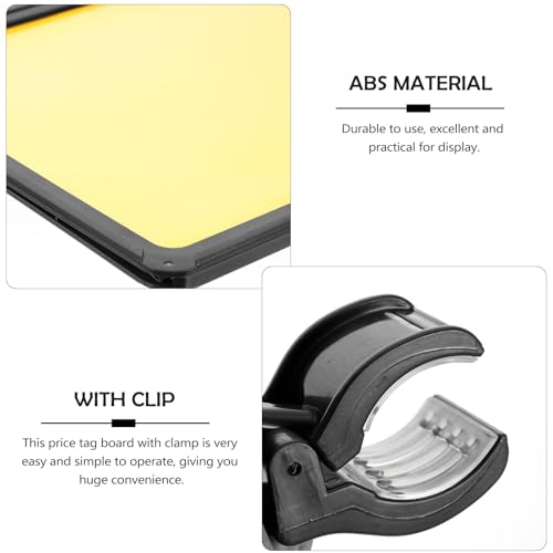 Operitacx 1 Satz Billboard-clip Lagerbedarf Preisschildtafel Mit Clip Tafel Mit Warenpreisschildern Anzeige Von Warenschildern Aufsteckbarer Ständer Ausstellungsstand Pop Ein Neuer Stoff A4