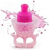 tweexy Wearable Nail Polish Holder Ring - Ideal Gift for Teenage Girls - Nail Polish Holder Stand for Manicure & Pedicure, Fingernail Painting - Nail Polish Accessories (Tiara Sparkle)