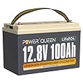 power Queen 12V 100Ah LiFePO4 Battery BCI Group 31 Lithium Battery, Deep Cycle Battery with 100A BMS, 1280Wh Energy, Up to 15000 Cycles & 10-Year Lifespan for Trailer RV, Motor Home, Marine