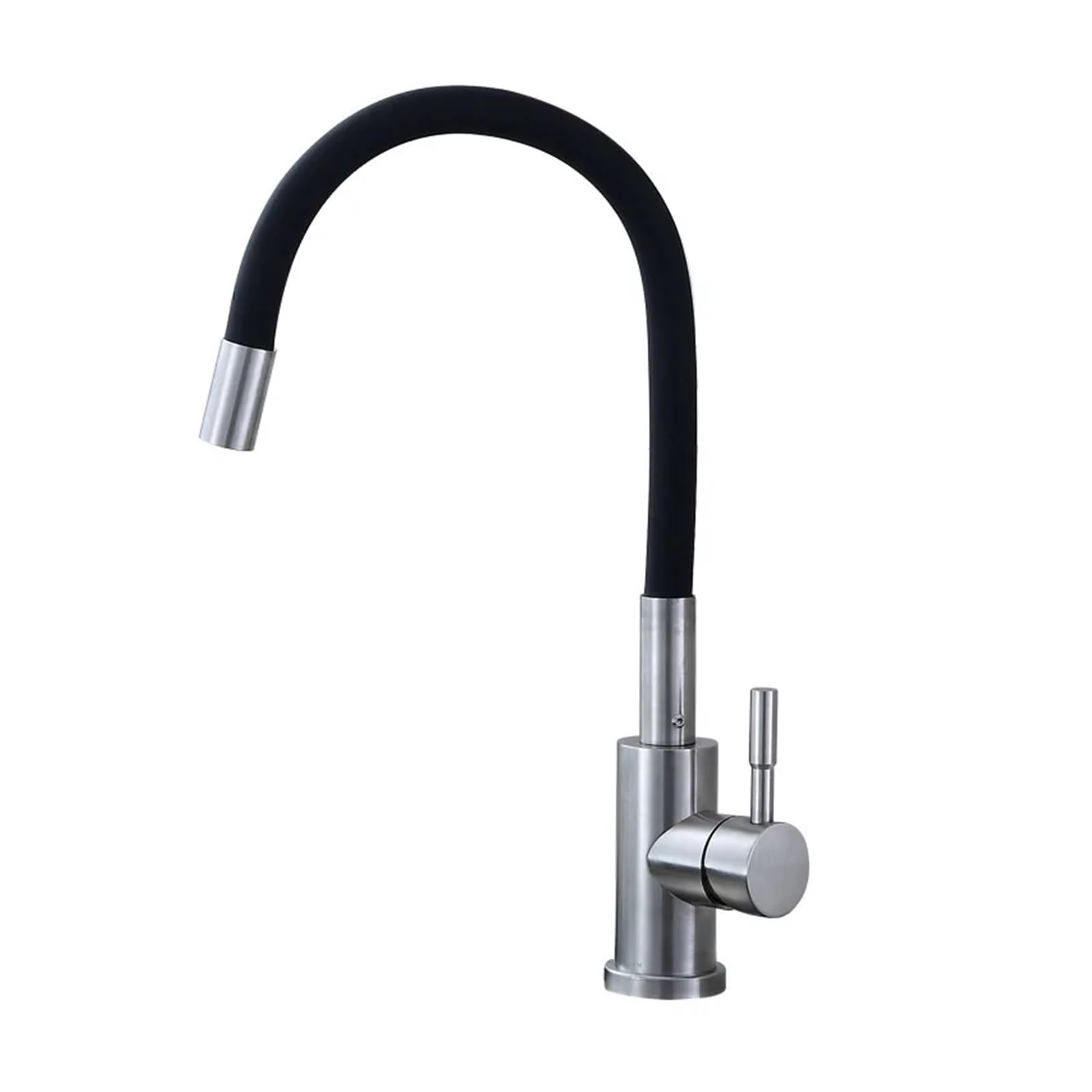 Robinet d'évier rotatif en silicone noir pour simplifier la vaisselle
