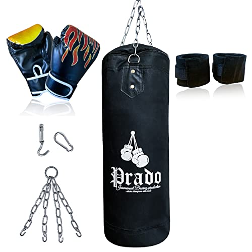 Prado Kids Punching Bag Set for Children Boxing MMA Kickboxing Boxing Gloves Muay Thai Karate Punching Bag for Kids Punching Boxing Bag for Kids Boxing Set Child Workout Equipment