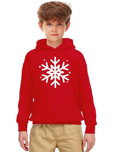 Remimi Unisex Kids Christmas Hoodie Boy Girl Thanksgiving Day Sweatshirt with Pocket 5-14 Years3