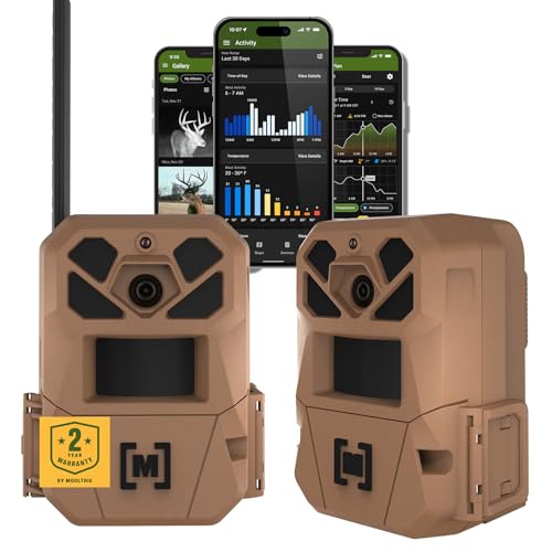 Moultrie Edge 3 Cellular Trail Camera - 2-Pack, 40MP, 0.5s Trigger |…