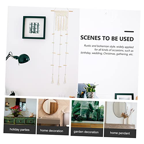Abaodam 2Pcs Woven Photo Folder Woven Wall Hangings Large Macrame Wall Hanging Hangers To Decorate Wall Collage Picture Frames Wall Photo Collage Frame Macrame Picture Hanger Photo Holder #TOP3