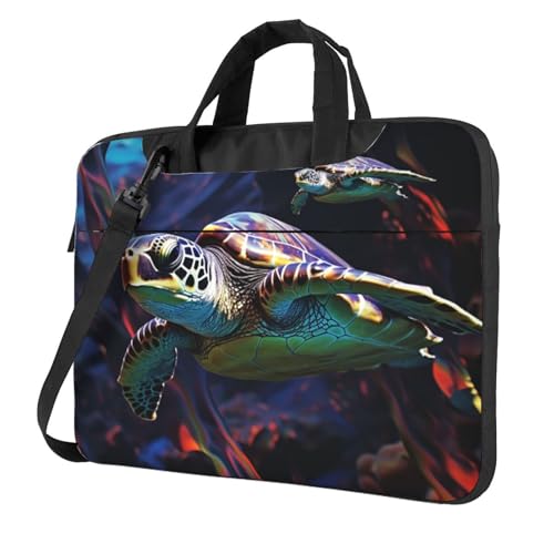 Sac ordinateur tortue de mer bandoulière étanche et robuste pour homme et femme