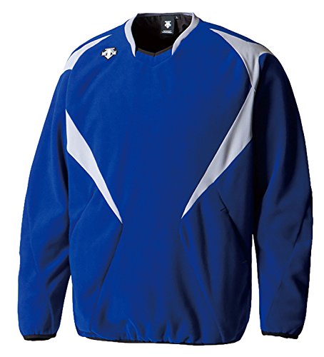 DESCENTE(デサント) 野球 フリース ジャケット ロイヤルブルー×シルバー Lサイズ DBX2461B