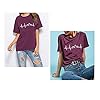 Mountain-Heartbeat-T-Shirts-for-Women-Casual-Hiking-Athletic-Short-Sleeve-Camping-Travel-Graphic-Tees-Tops Mountain Tshirts Shirts for Women Hiking Graphic Tees Funny Print Crewneck Shirts Cute Vintage Summer Tops Short Sleeve Casual Tees Novelty Tshirts Purple,M