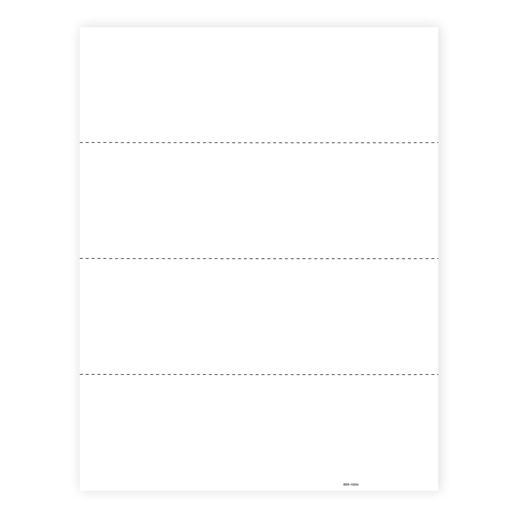 Blank 2025 W2 4 Up Horizontal Tax Forms, 100 Employee Forms, Designed for QuickBooks and Accounting Software, Ideal for E-Filing, Works with Laser or Inkjet Printers, 100 Four Part Forms, 4 DOWN FORMS